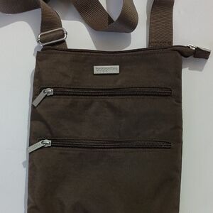 Baggallini Dark Brown Messenger Bag